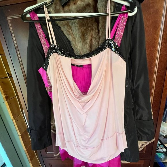 BCBG Maxazria Pink Brand New Tank Top - Picture 2 of 7